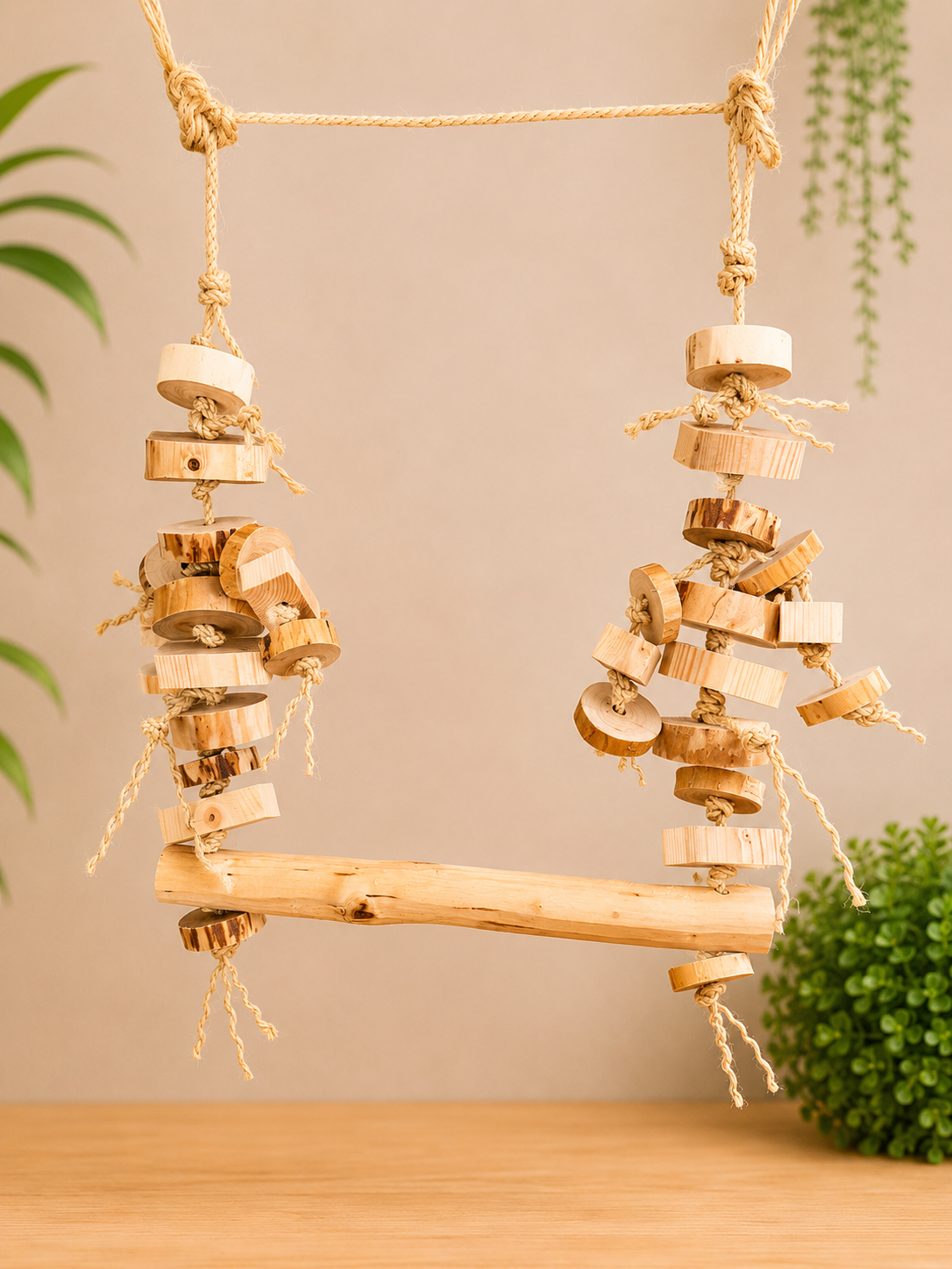 Slightly Smaller Macaw Swing