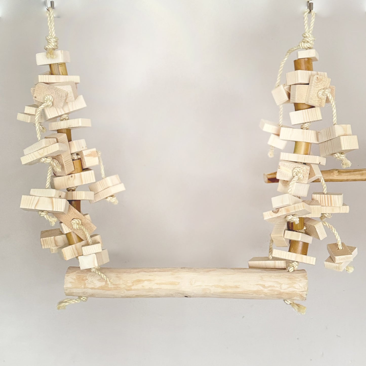 Large Natural Wood Swing Perch