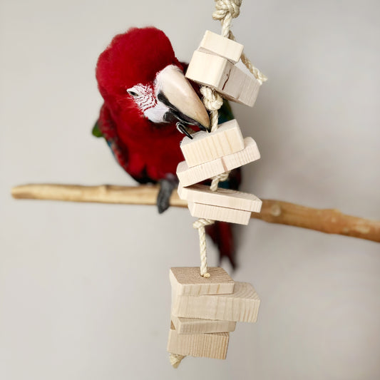 Single Strand Natural Wood Toy