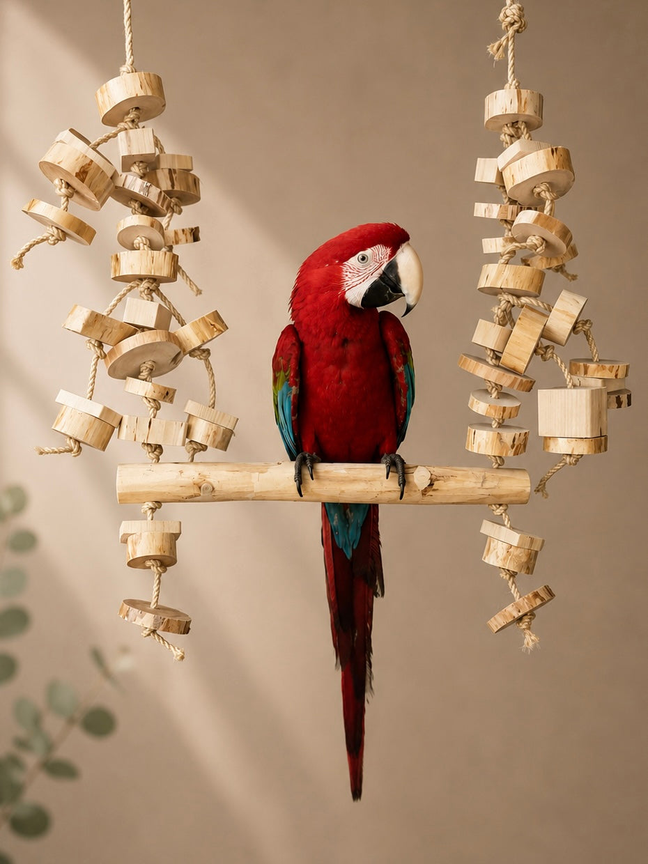 Slightly Smaller Macaw Swing
