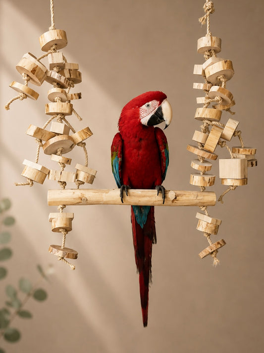 Slightly Smaller Macaw Swing