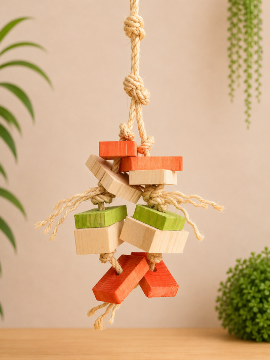 Small & Simple Medium Parrot Toy